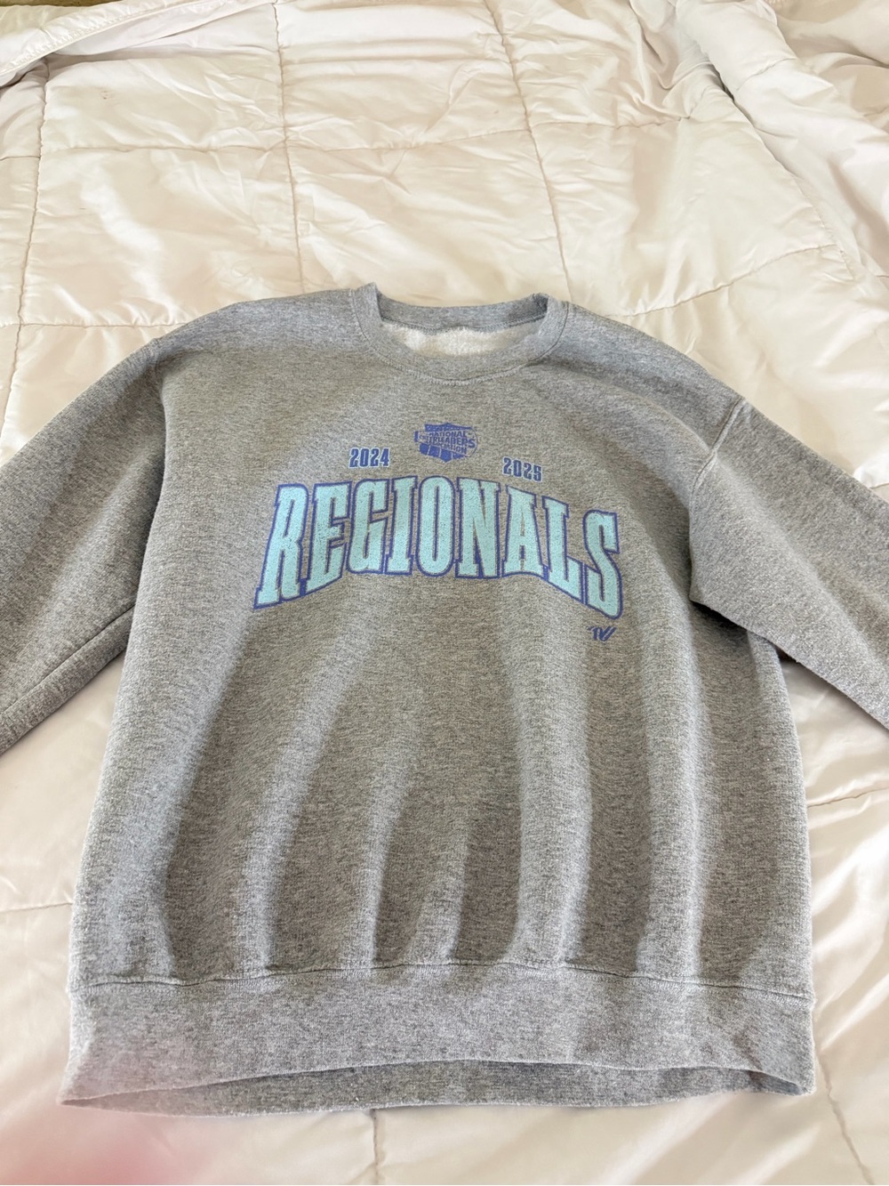 NCAA Gray Sweatshirt with Blue 'REGIONALS' Print